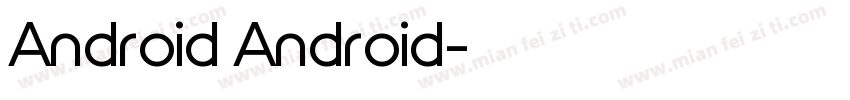 Android Android字体转换